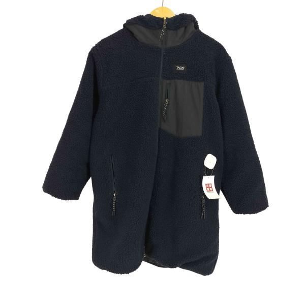 美品 TAION タイオン リバーシブル ボアダウン ロング丈 キルティング L TAION（タイオン） ダウンコート ダウンジャケット 「TAION