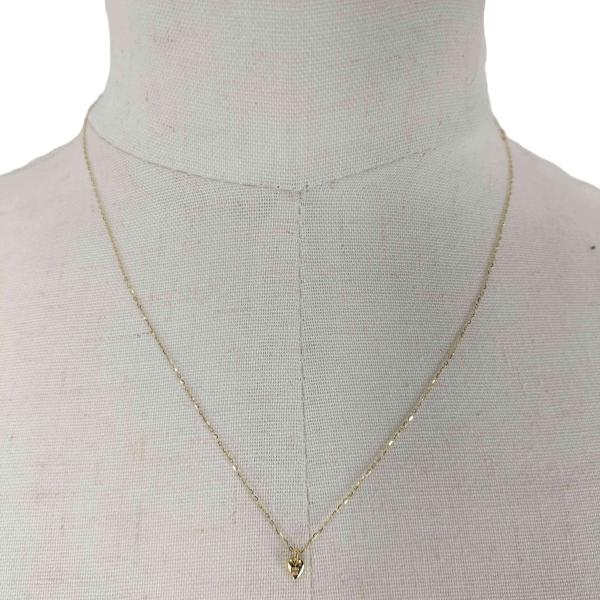 ete（エテ） K18刻印K 18YG プチ ネックレス レディース 表記無 中古