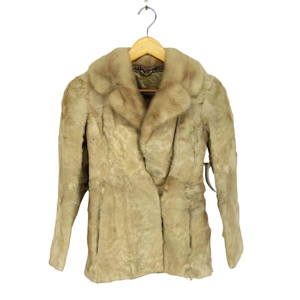 chibii831様ギリシャ製USA古着ヴィンテージ毛皮リアルファージャケット白 楽天市場】ジャケット ラビット フォックス リアルファー コート