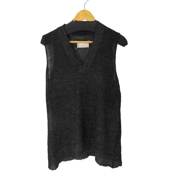 Maison Margiela（メゾンマルジェラ） 白タグ ここのえ期 Vネック ラメ
