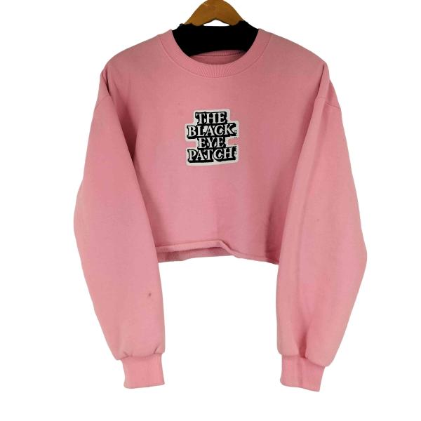 THE BLACK EYE PATCH(ザブラックアイパッチ) OG LABEL CROPPED CREW