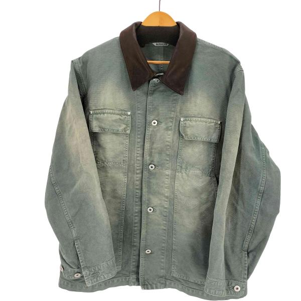 新品オーラリー オーガニックコットンダックブルゾン サイズ1 AURALEE（オーラリー） オーガニックコットンダックブルゾン メンズ