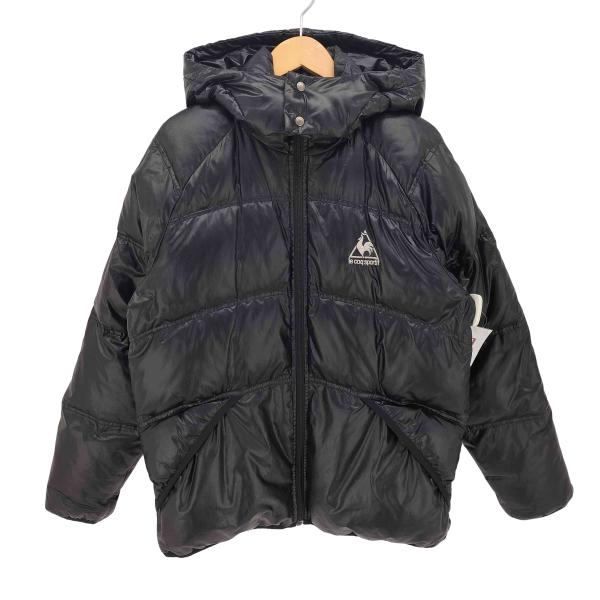 le coq sportif（ルコックスポルティフ） ロゴ 刺繍 フーデッド ダウン