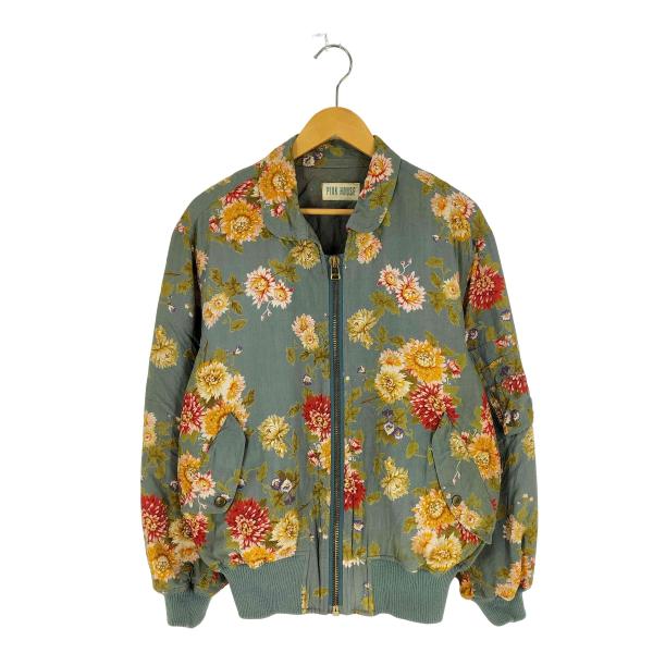 季節はずれお買い得　　極美品PINK HOUSE 花柄キルティングジャンバー 季節はずれお買い得 極美品PINK HOUSE 花柄キルティングジャンバー