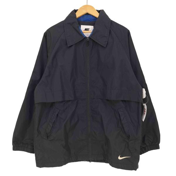 NIKE（ナイキ） 90s 白タグ スウッシュ刺繍 ナイロン ジップアップ