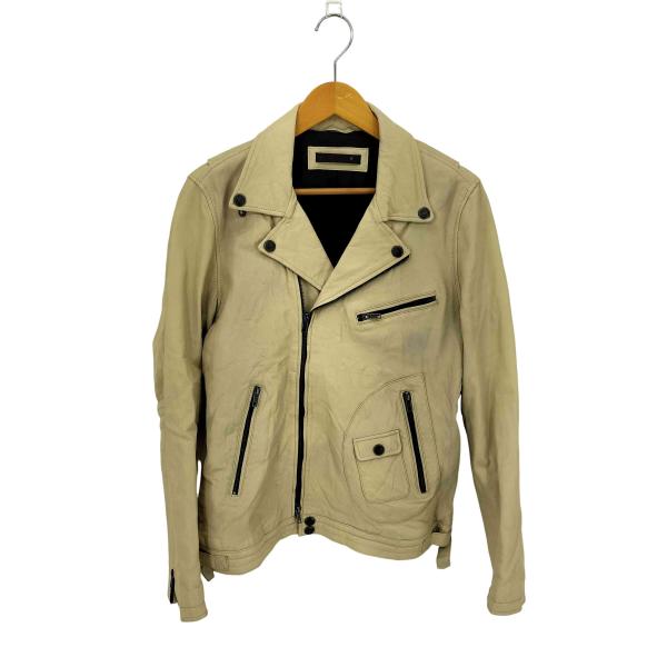 Liugoo Leathers(リューグーレザーズ) 本革 ダブルライダースジャケット レディース  2【中古】【ブランド古着バズストア】 Liugoo Leathers Liugoo Leathers(リューグーレザーズ) ラムレザー