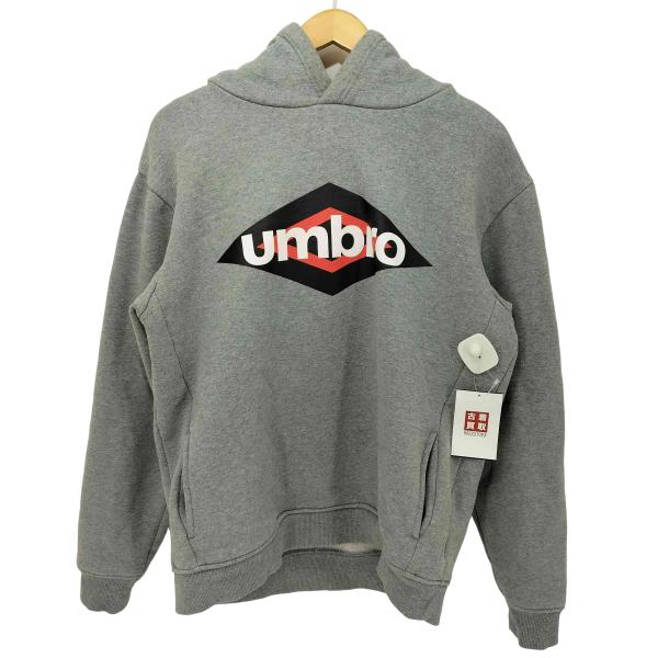 umbro（アンブロ） SWEAT HOODIE 両面ロゴプリント プルオーバー