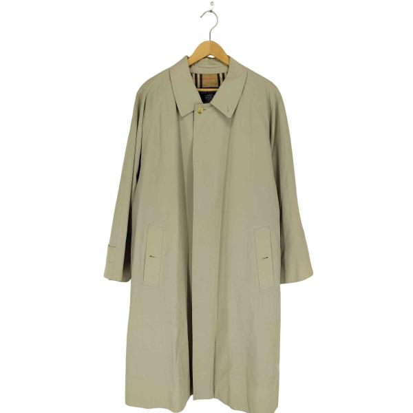 BURBERRYS(バーバリーズ) 裏地ノバチェック ステンカラーコート メンズ 表記無 【中古】【ブランド古着バズストア】 BURBERRYS(バーバリーズ) 裏地ノバチェック比翼ステンカラーコート