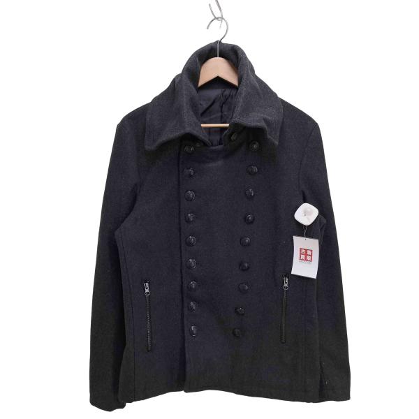 美品✨ 00s y2k archive ナポレオンジャケット 黒ウール お兄 M USED古着(ユーズドフルギ) 00s ハイネック ナポレオンジャケット y2k