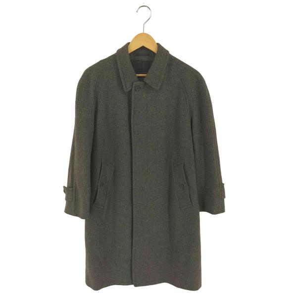 希少　美品　カシミヤ混　Burberrys リバーシブルコート　バーバリーズ BURBERRYS(バーバリーズ) カシミヤ混 ヘリンボーン ステンカラーコート