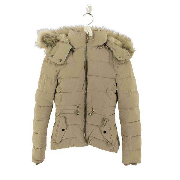 タグ付き未使用✨ ZARA ザラ ファー付き ダウンジャケット ベージュ ZARA - 【ZARA】ショート丈 ファー ダウンジャケット ベージュの通販