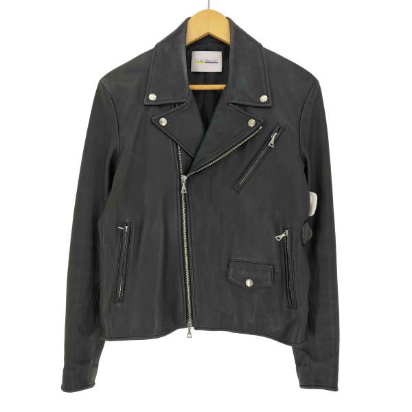 ✨極美品✨チャオパニック ダブルレザー シングルライダース 羊革 Mサイズ CIAOPANIC（チャオパニック） シープレザー ダブルジップ ライダース
