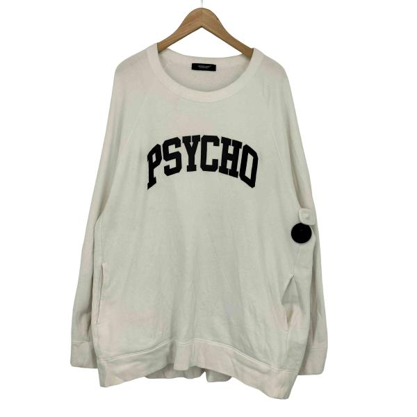 UNDERCOVER（アンダーカバー） Dameged Wide Sweatshirt PSYCHO Pa UNDERCOVER PSYCHO スウェット XL OATMEAL