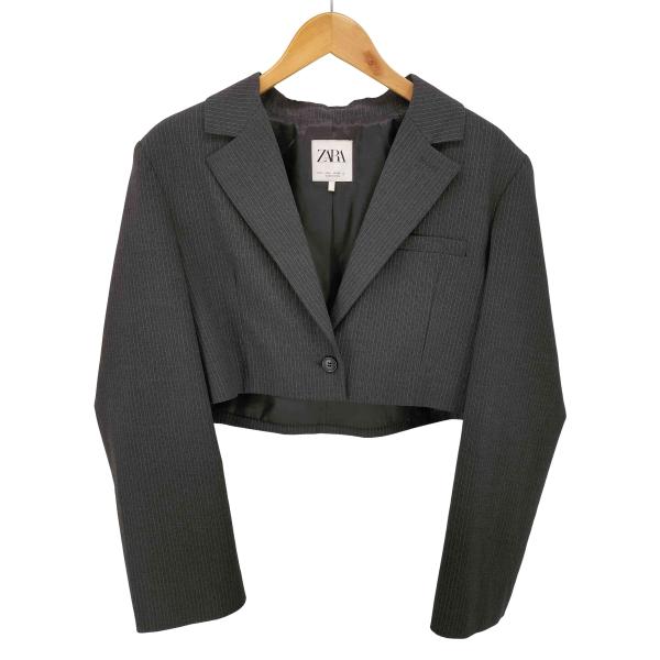 美品】ZARA 袖ストライプ カジュアル テーラードジャケット パーティー ZARA（ザラ） 未使用品 ストライプ柄 テーラードジャケット パンツ