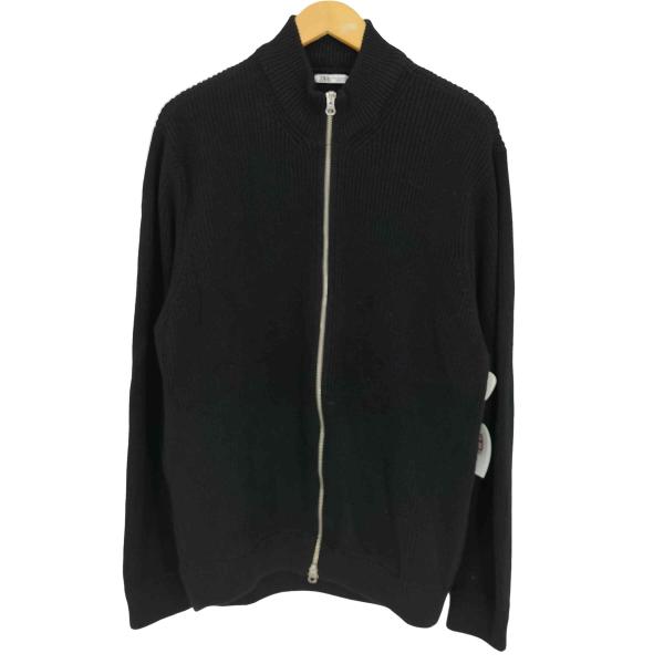 ZARA（ザラ） リブ ダブルジップ ドライバーズニット メンズ import