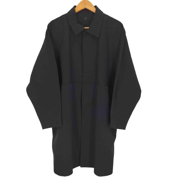 廃盤 美シルエット MUJILabo ムジラボ ノーカラーコート　L-XL MUJI labo(ムジラボ) 燃えにくい素材を使ったステンカラーコート