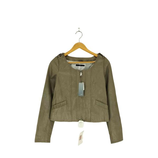 USED古着(ユーズドフルギ) cow leather カウレザーノーカラー 