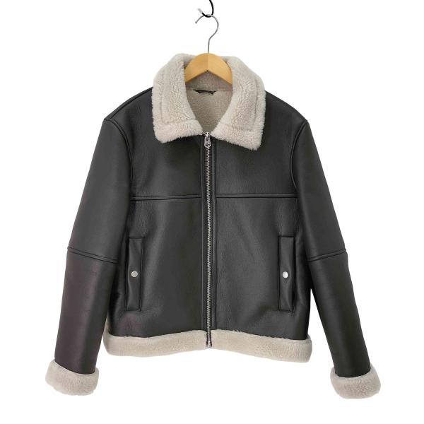 ZARA（ザラ） ダブルフェイス フェイクレザー ジャケット B-3 メンズ