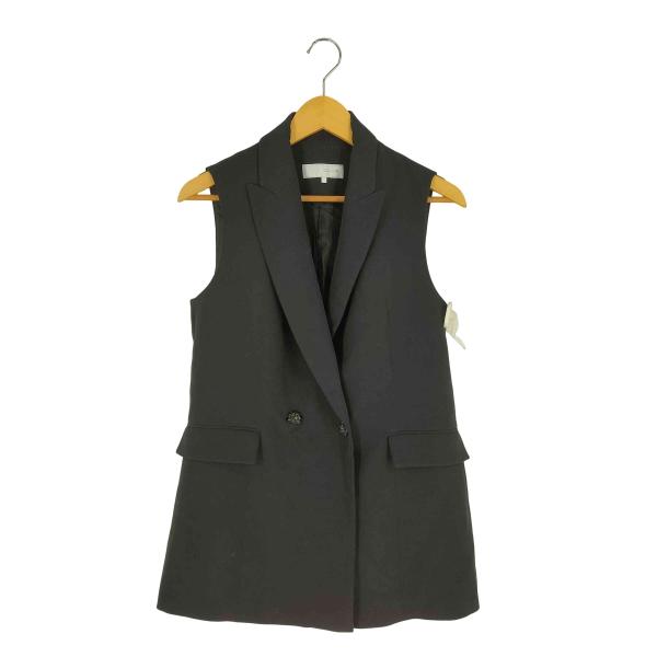 ZARA（ザラ） ラインストーンボタン ロングベスト レディース import