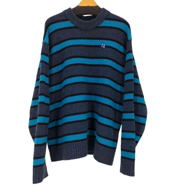 ADER error（アーダーエラー） BL Tag knit 03 ボーダー メンズ JPN