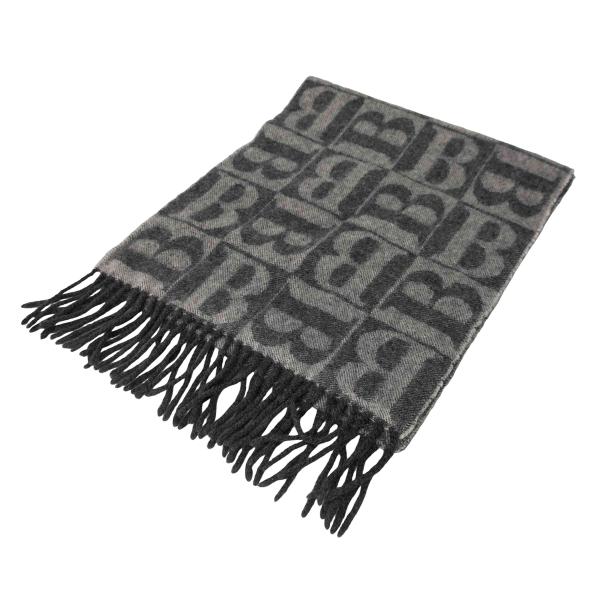 BURBERRY LONDON(バーバリーロンドン) Bロゴ 総柄 カシミヤ マフラー