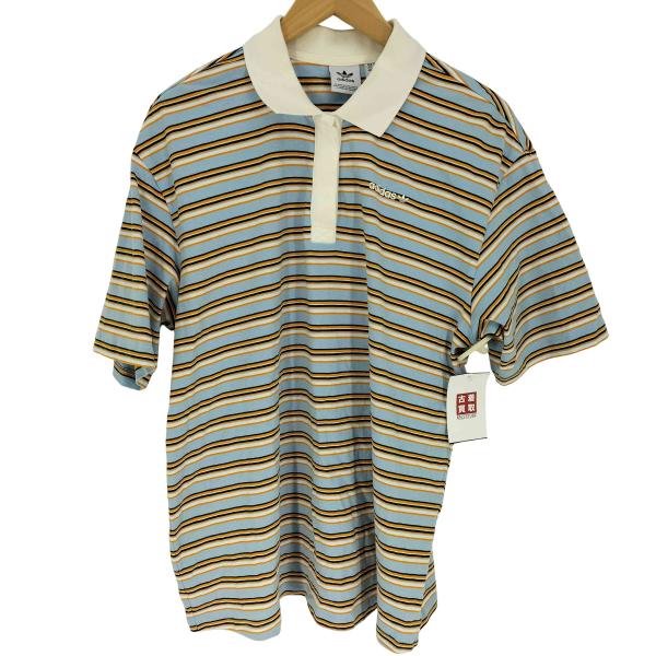 adidas（アディダス） 80s オーバーサイズ ストライプ ポロシャツ