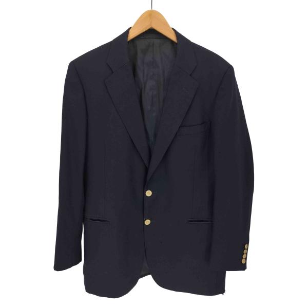 BURBERRYS(バーバリーズ) TASMANIA WOOL 金ボタン 紺 ブレザー 2B