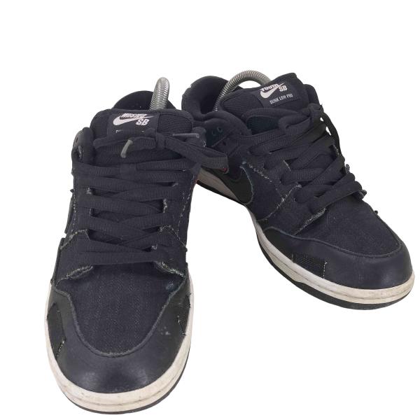 NIKE SB(ナイキスケートボーディング) Dunk Low Black Denim メンズ JPN：2 中古 古着 0805
