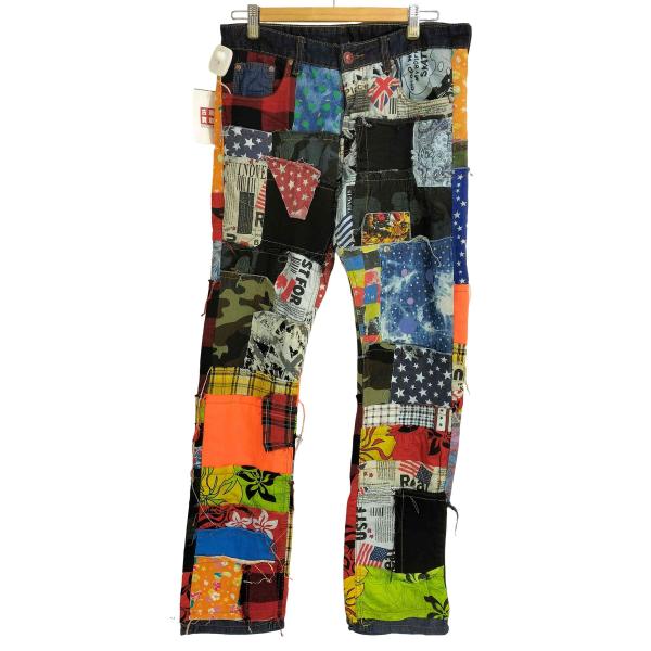 USED古着(ユーズドフルギ) {{SOSOO.JEANS 1971}} 再構築 パッチワーク 