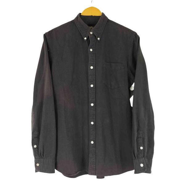 希少✨RRL ダブルアールエル ラルフローレン 長袖BDシャツ オールブラックМ RRL Ralph Lauren（ダブルアールエル） RRL RALPH LAUREN(ダブルアール