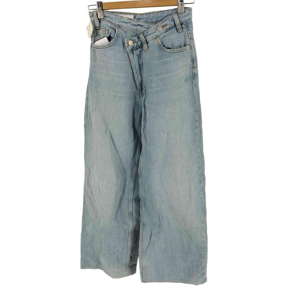 ZARA（ザラ） ダメージ加工 バギーデニムパンツ レディース 32 中古