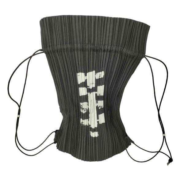 希少美品★イッセイミヤケ／プリーツプリーズ／ナップサック ISSEY MIYAKE（イッセイミヤケ） ペイント プリーツ ナップサック