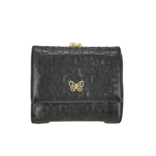 ANNA SUI（アナスイ） エターナル バタフライ がま口二つ折り財布