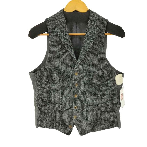 c*2様 ぺ*ぺ様 ヴィンテージ Harris Tweed ツイードベスト HARRIS TWEED（ハリスツイード） ツイードベスト メンズ 表記無 中古