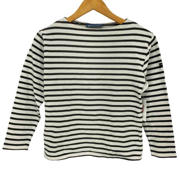 SAINT JAMES(セントジェームス) フランス製 ボートネック ボーダー バスクシャツ レディース 中古 古着 0727