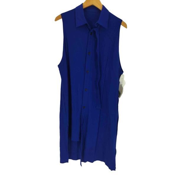 Ys(ワイズ) 23SS  レーヨン キュプラ ノースリーブ シャツワンピース  レディース JPN：1  中古 古着 0237