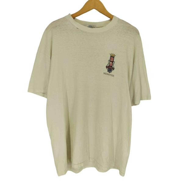 Hanes(ヘインズ) 90s- USA製 袖裾シングル BB KING'S BLUES CLUB 両面プ 中古 古着 0228