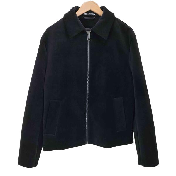 ZARA（ザラ） ベルベット ジップアップブルゾン メンズ import：M 中古 