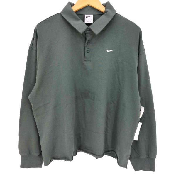 NIKE（ナイキ） エッセンシャル オーバーサイズ 長袖ポロシャツ メンズ