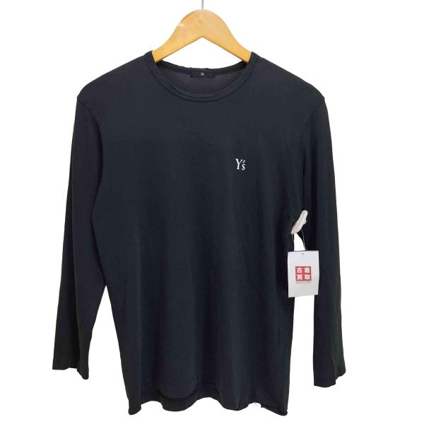Ys(ワイズ) ワンポイントロゴ L/S Tシャツ メンズ 表記無  中古 古着 0447