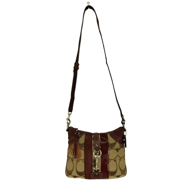 COACH（コーチ） シグネチャー パイソン ショルダーバッグ signature