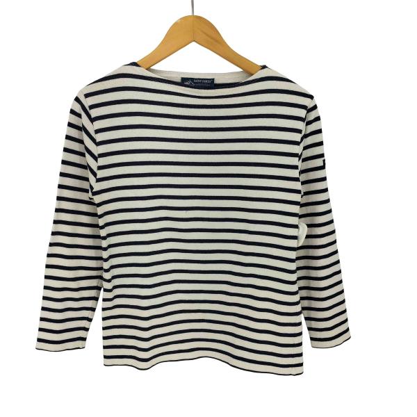 SAINT JAMES(セントジェームス) フランス製 ボーダー バスクシャツ レディース import： 中古 古着 1115