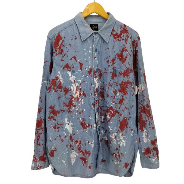 Needles(ニードルズ) Elbow Patched Work Shirt メンズ JPN：L  中古 古着 1013