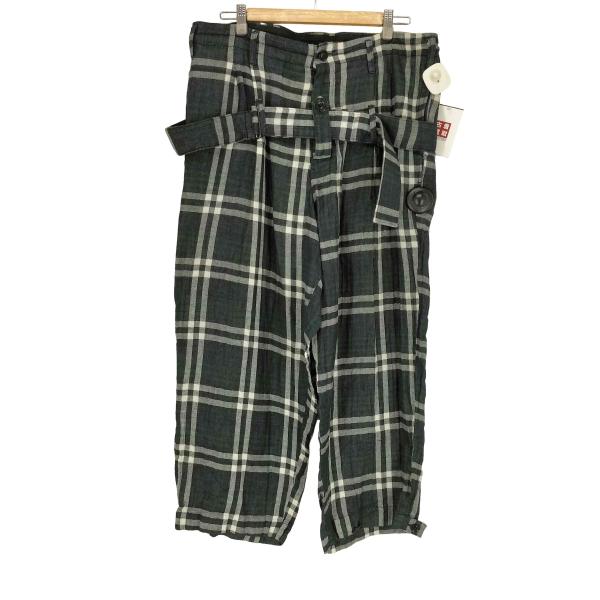 Ys(ワイズ) BANG ON 21SS No105 チェックボンテージパンツ メンズ  2 中古 古着 0302