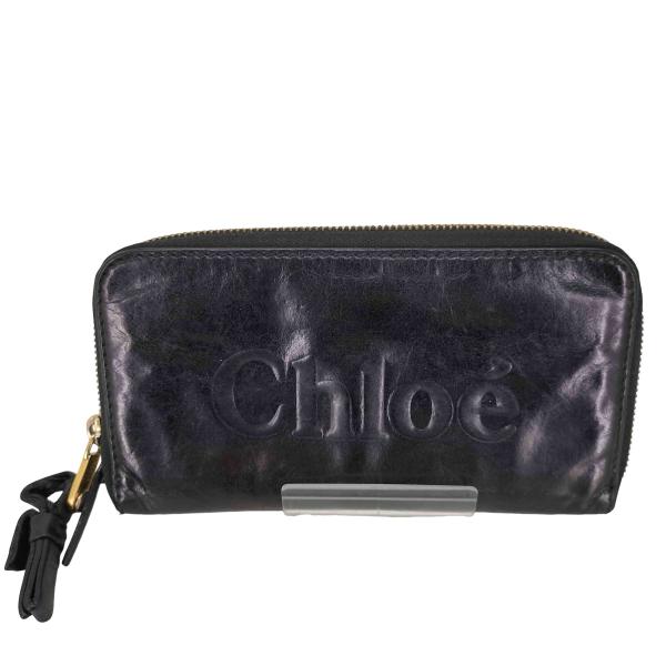 Chloe（クロエ） ラウンドジップ レザー 長財布 レディース 表記無
