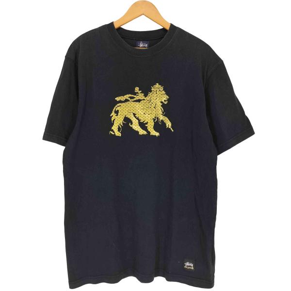 STUSSY（ステューシー） 90S 紺タグ ラスタライオン 半袖 Tシャツ