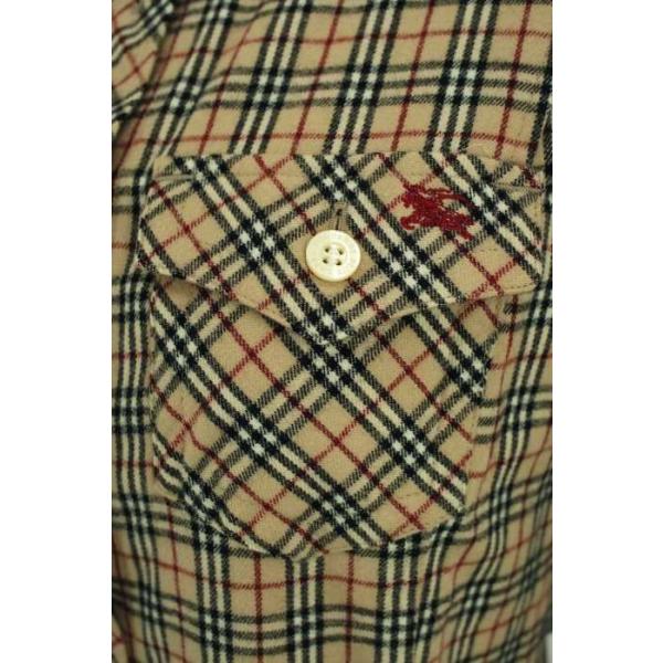 Burberry Blue Label バーバリーブルーレーベル ワンピース お見舞い 中 レディース ロゴ刺繍入りノバチェック柄シャツワンピース サイズ38
