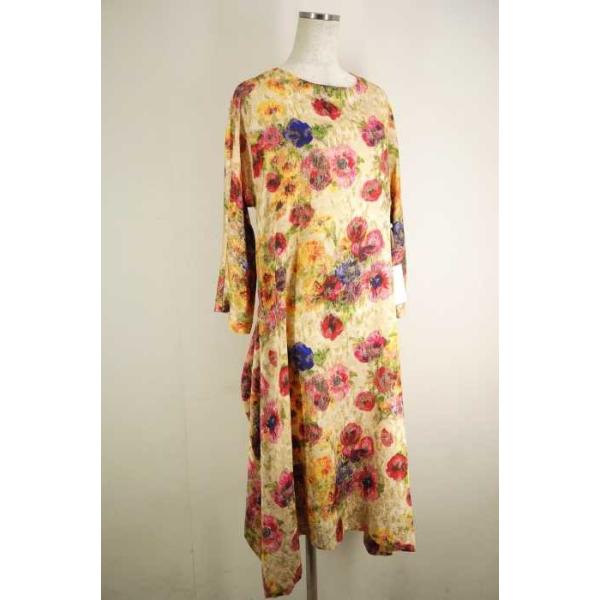 Comme Des Garcons 超定番 コムデギャルソン ワンピース レディース 七分袖花柄ワンピース サイズs ブランド古着バズス Ad2016 中古