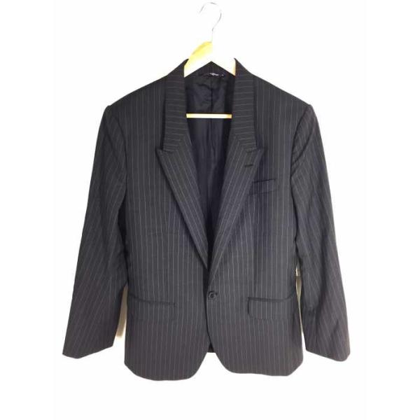 ドルチェアンドガッバーナ Dolceamp Gabbana スーツセットアップ メンズ サイズ50 Sicilia 黒ラベル 2b お中元 ブ 総裏 1タック 中古