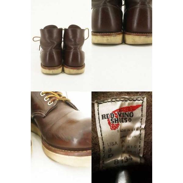Red Wing 在庫一掃売り切りセール レッドウィング ブーツ メンズ クラシックプレーントゥーシューズ 中古 190215 ブランド古着バズストア サイズ8